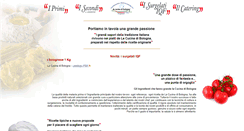 Desktop Screenshot of lacucinadibologna.it